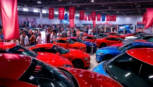 Experience the excitement at the Auto Cars Show with diverse vehicles and enthusiastic attendees.