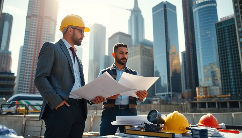 Construction manager overseeing a project in New York City, showcasing expertise and leadership.