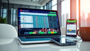 Engaging interface showcasing the best sports betting sites in India with live betting options.