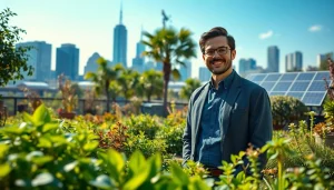 Highlighting sustainability in urban gardens at https://www.unsustainablemagazine.com with vibrant greenery and eco-friendly elements.