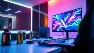 Engaging visual of a vibrant gaming setup representing rr88com's high-performance features.