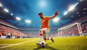 Showcasing the intensity of soccer, https://diknews.co.uk/luis-diaz/ presents an action shot of a player in motion.