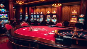 Experience the excitement of high-stakes betting at https://s88.works/ with a luxurious casino scene featuring poker chips, cards, and a roulette wheel.