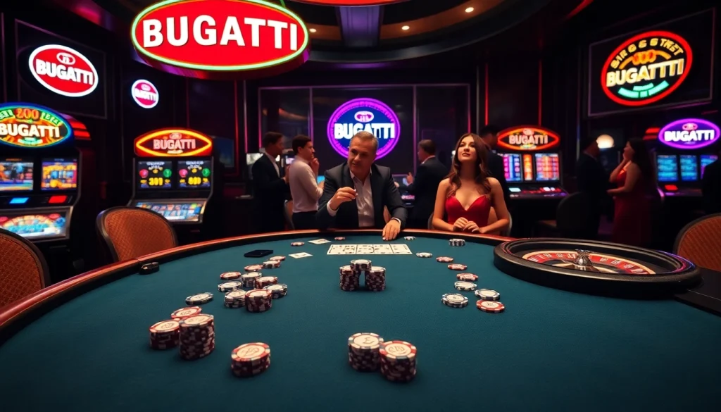 Play exciting games at Bugatti8, the ultimate gambling destination with luxurious casino themes.