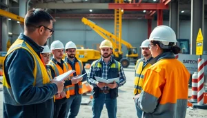 Enhance construction safety training through dedicated instructor-led sessions at a well-organized construction site.