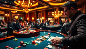 The thrilling rush of placing bets in a casino scene, inviting excitement for those who believe in "Nếu như vậy bám vào đây."