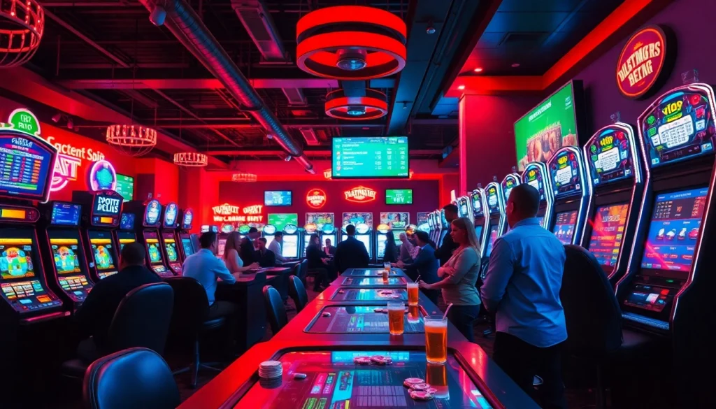 Experience the best online casinos Saskatchewan with players enjoying vibrant gaming sessions.