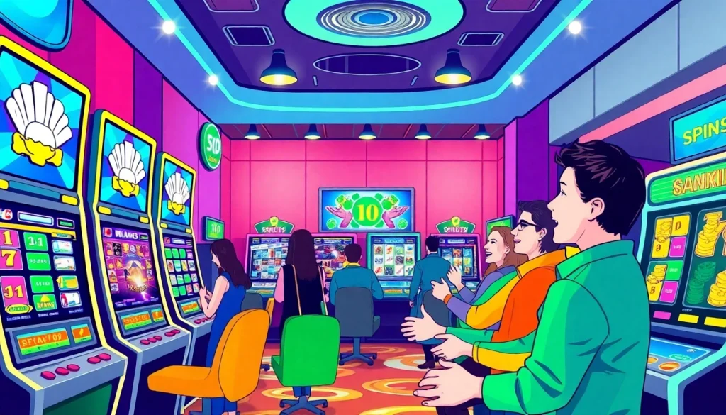 Permainan slot menawan di petanitoto, disertai antusiasme pemain yang bersemangat.