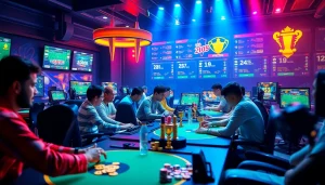 Explore the exciting gaming atmosphere of https://mm88.agency/ with dynamic players and vibrant digital interfaces.