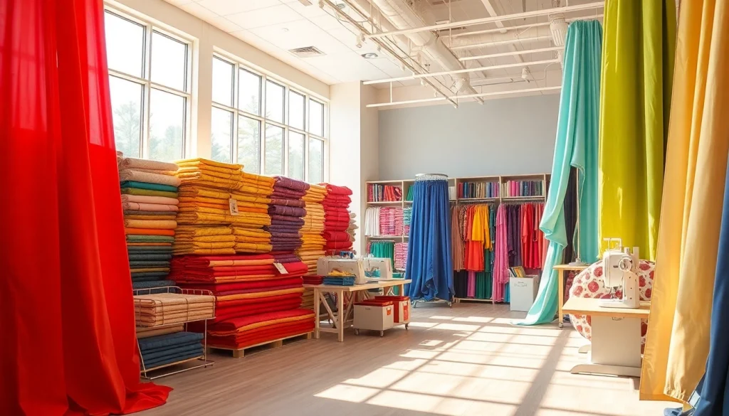 Bezoek de meest verkochte stoffen webshop Nederland met een prachtig interieur vol kleurrijke stoffen.