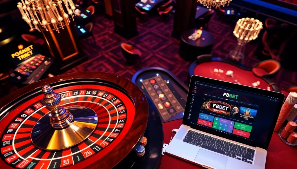 Experience F8BET thrills with stunning casino visuals, vibrant tables, and online gaming.