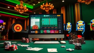 Online gaming excitement with llink alternatif sbobet displayed on a luxurious casino interface.