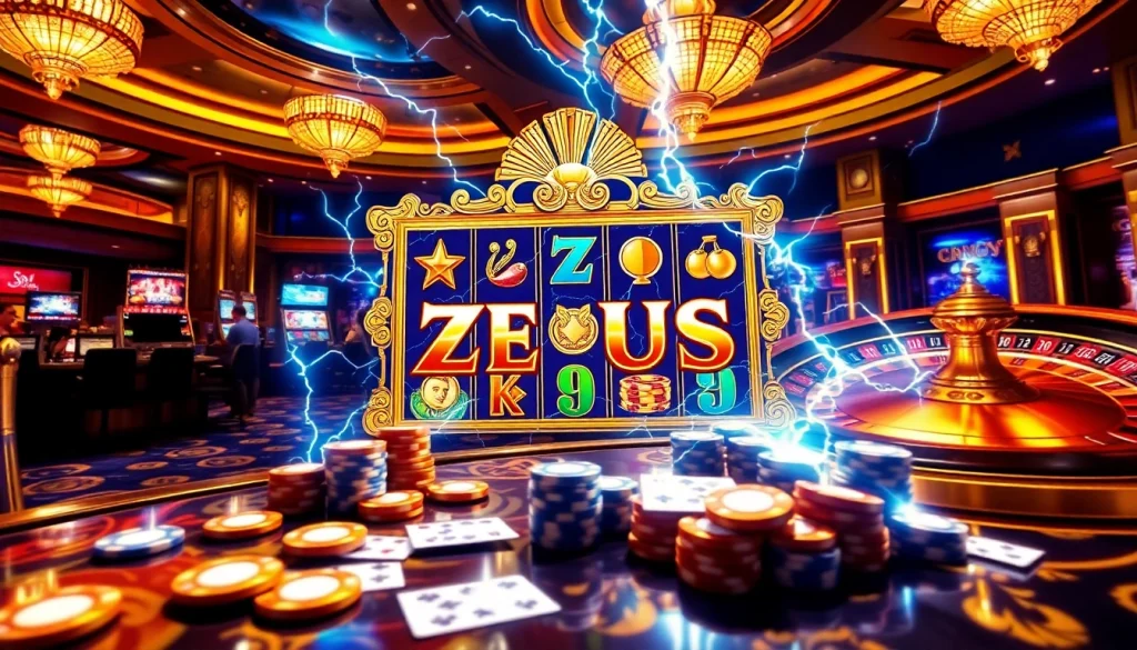 Play slot zeus to experience thrilling wins in a luxurious casino atmosphere.