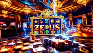 Play slot zeus to experience thrilling wins in a luxurious casino atmosphere.