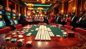 Rasakan aksi Mahjong Ways 2 di meja kasino mewah yang dikelilingi oleh kegembiraan.