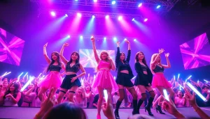 Blackpink news highlights their electrifying concert performances filled with enthusiastic fans.