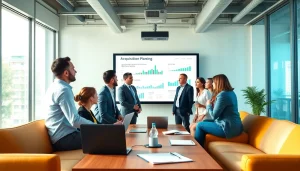 Collaborative team focused on Acquisition Planning in a modern meeting room.