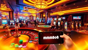 Engage with thrilling casino activities on mm88.br.com featuring roulette, poker, and slot machines.