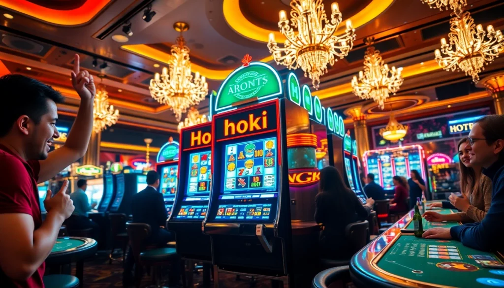 Raih kemenangan besar dengan hoki slot yang mengagumkan dalam suasana kasino yang meriah.